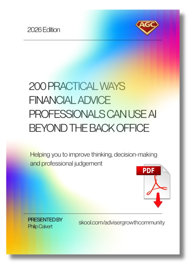 200 Ways for Financial Advisers to use AI