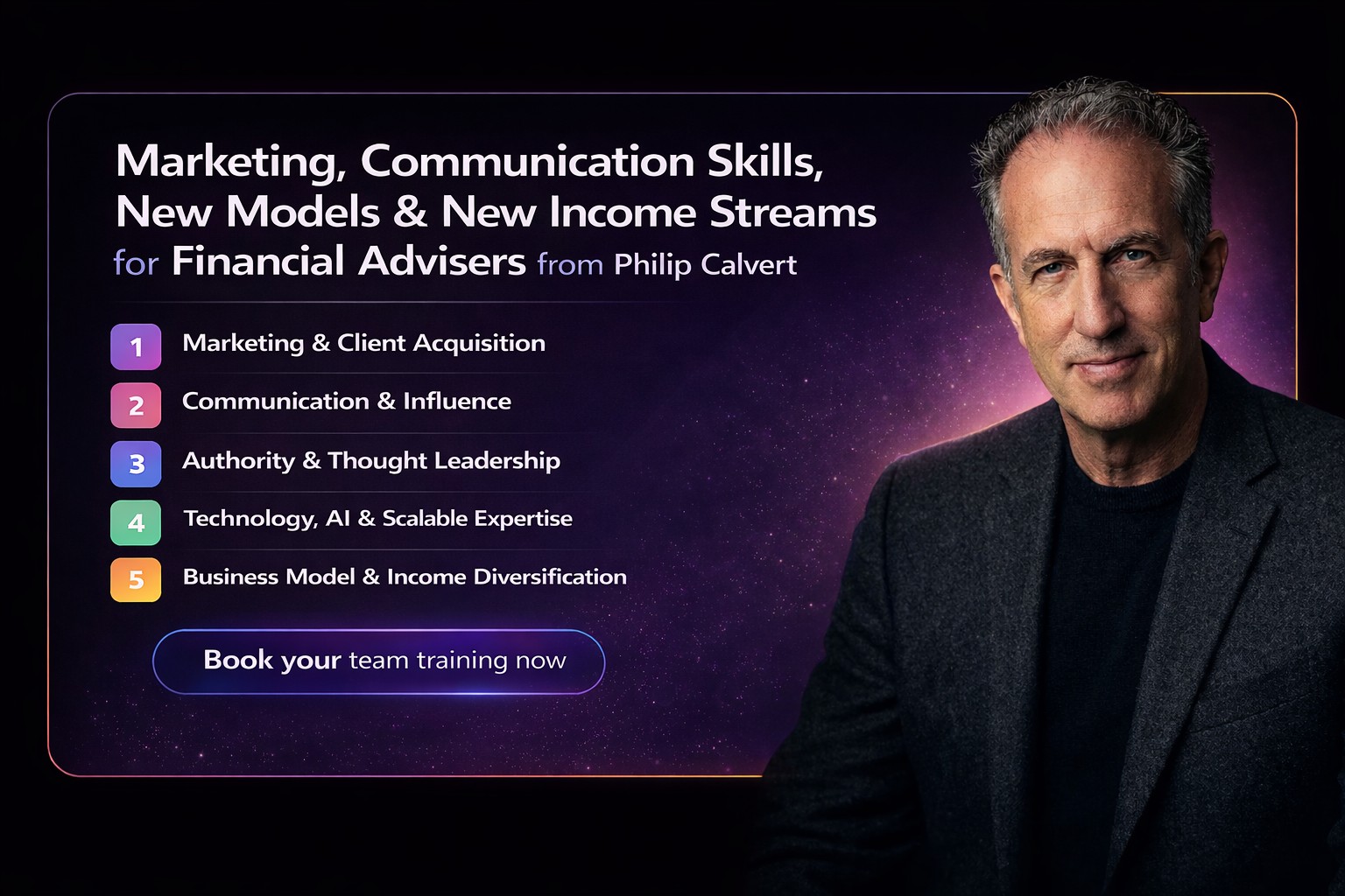 Marketing, Communication and AI Training for Financial Advisers